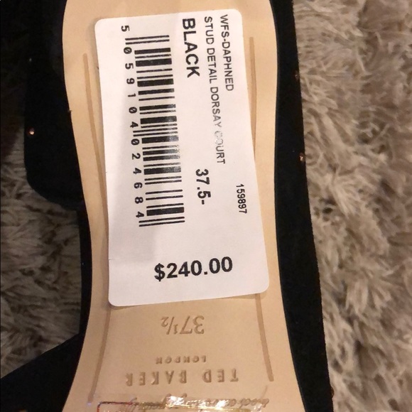 Ted Baker Daphne D’Orsay Studded Suede Pump NWT - Picture 6 of 12